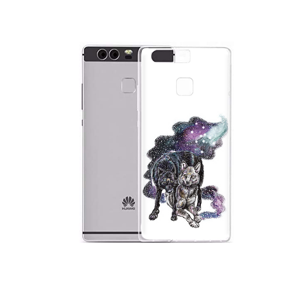 Чехол MyPads Tocco для Huawei P9 Plus звездные волки (PT31455.54.352)
