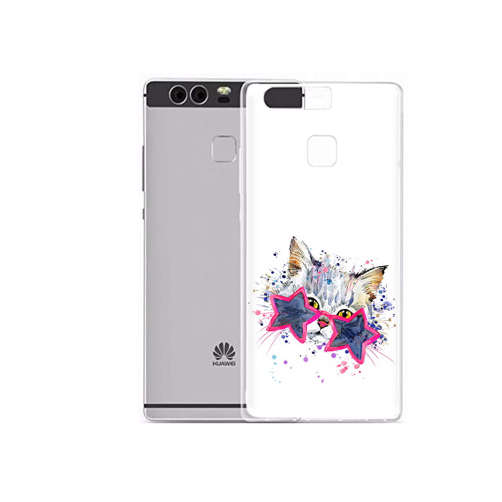 

Чехол MyPads Tocco для Huawei P9 Plus звездные очки (PT31455.54.353), Прозрачный, Tocco