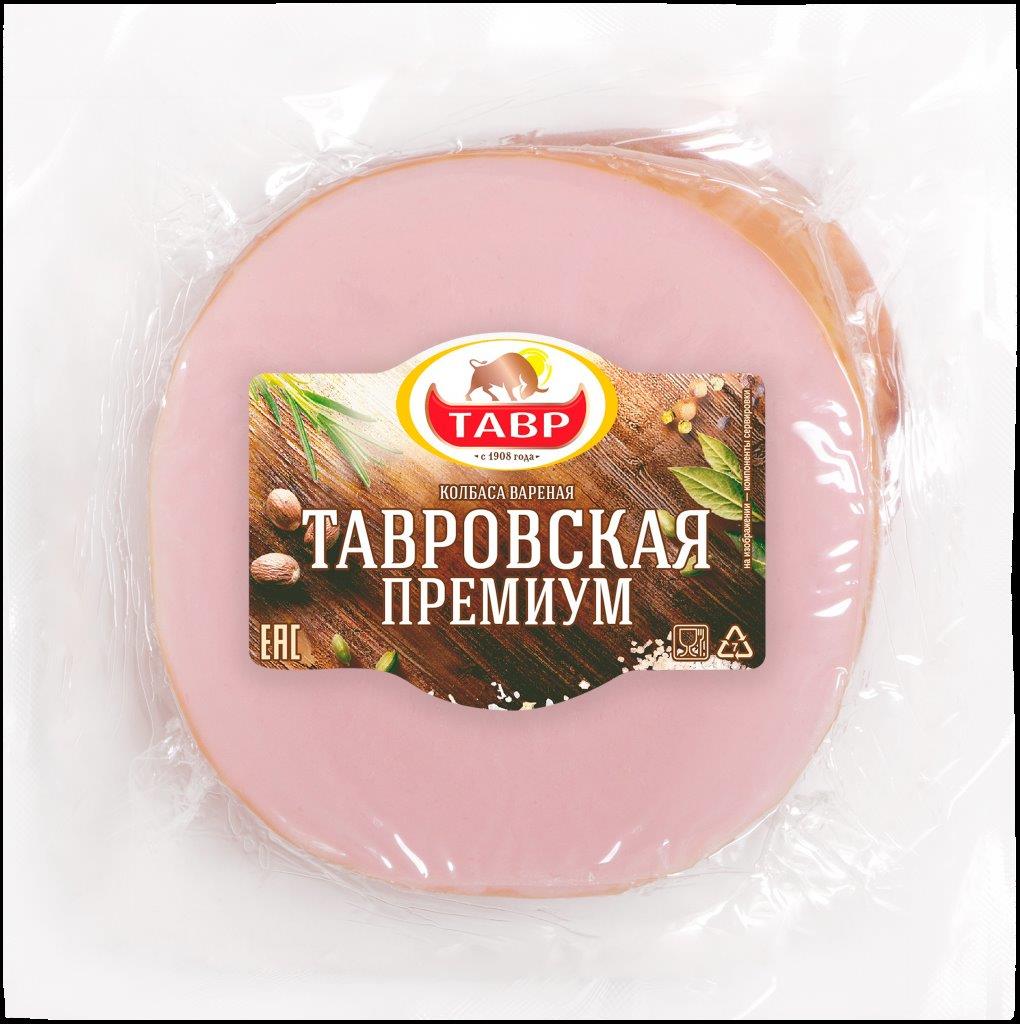 

Колбаса Тавр Тавровская Премиум вареная +-400 г