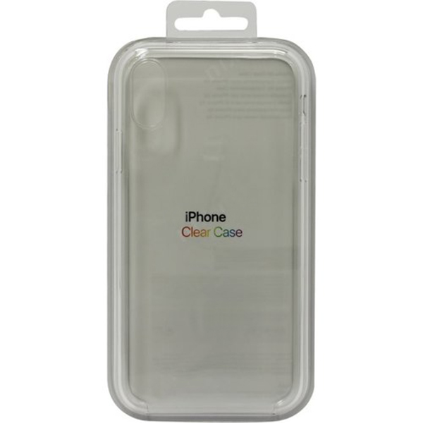 чехол clear case пластиковый для iPhone xr, прозрачный