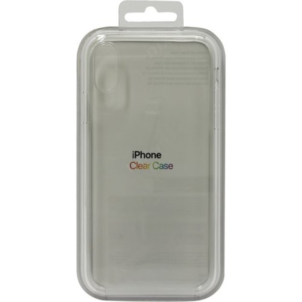 фото Чехол clear case пластиковый для iphone xs max, прозрачный ademar