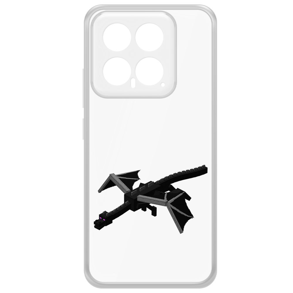 

Чехол-накладка Krutoff Clear Case Minecraft-Дракон Края для Xiaomi 14, Прозрачный