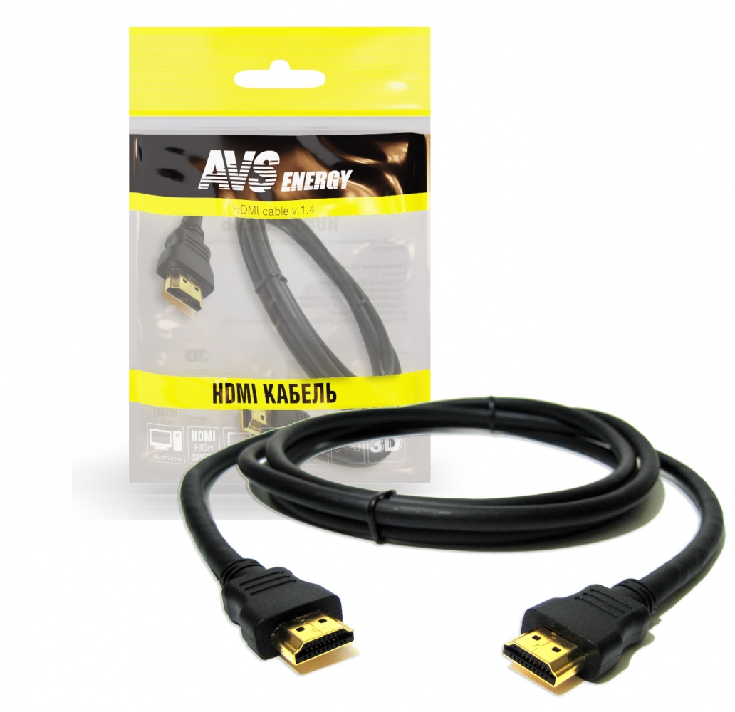 Кабель AVS HAA-710 HDMI - HDMI, 10м черный (A78706S)