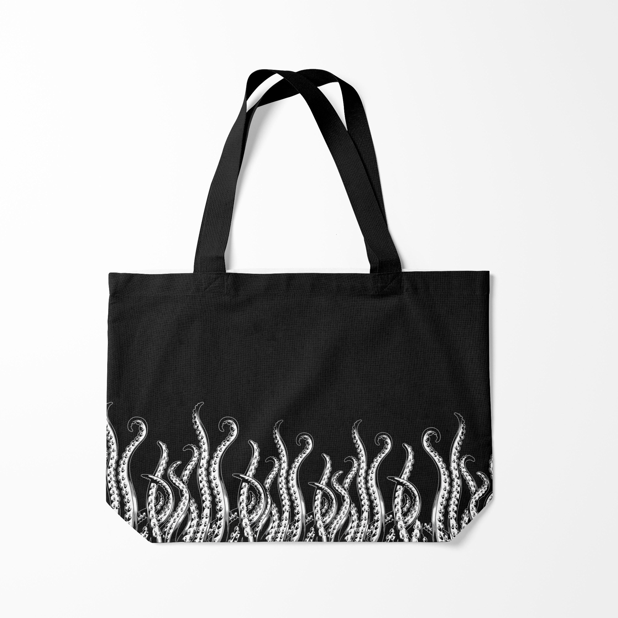 

Сумка шoппер унисекс Burnettie Octopus Щупальца, черный, Octopus Щупальца
