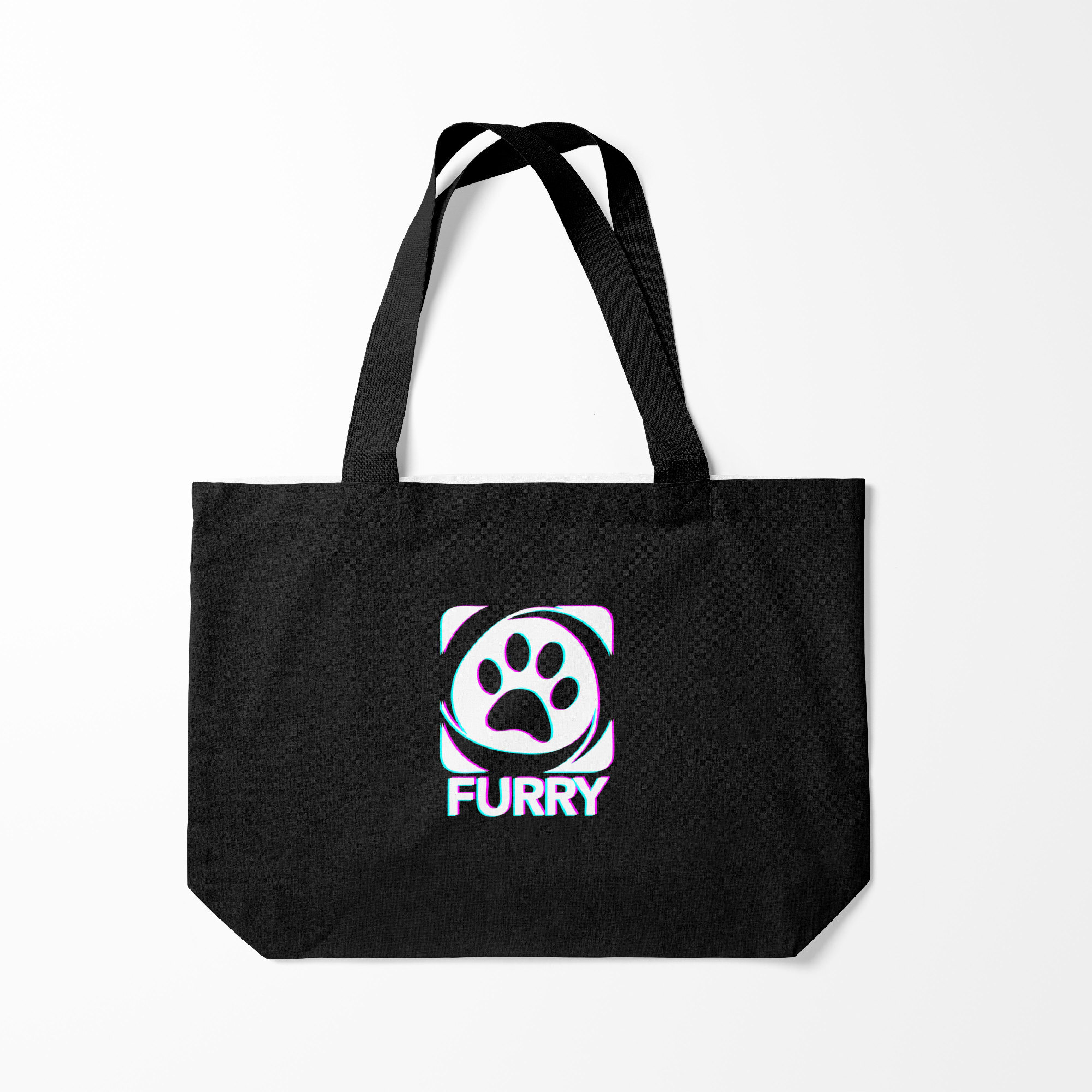 

Сумка шoппер унисекс Burnettie Furry, черный, Furry