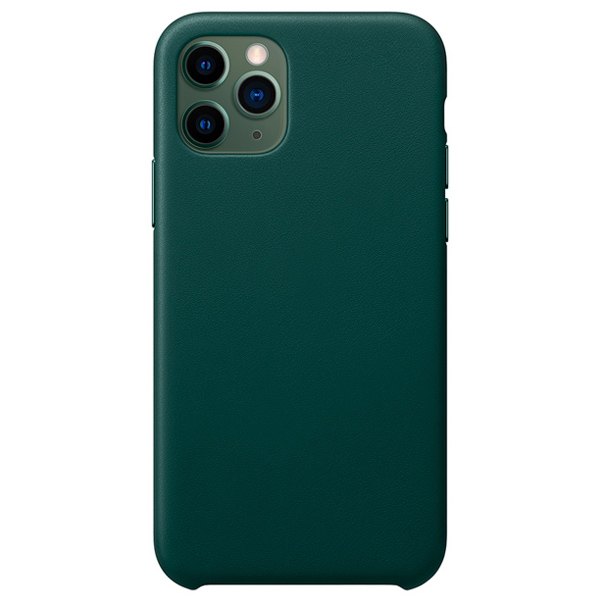 Чехол leather case magsafe для iphone 12/12 Pro 6.1 (5), зеленый
