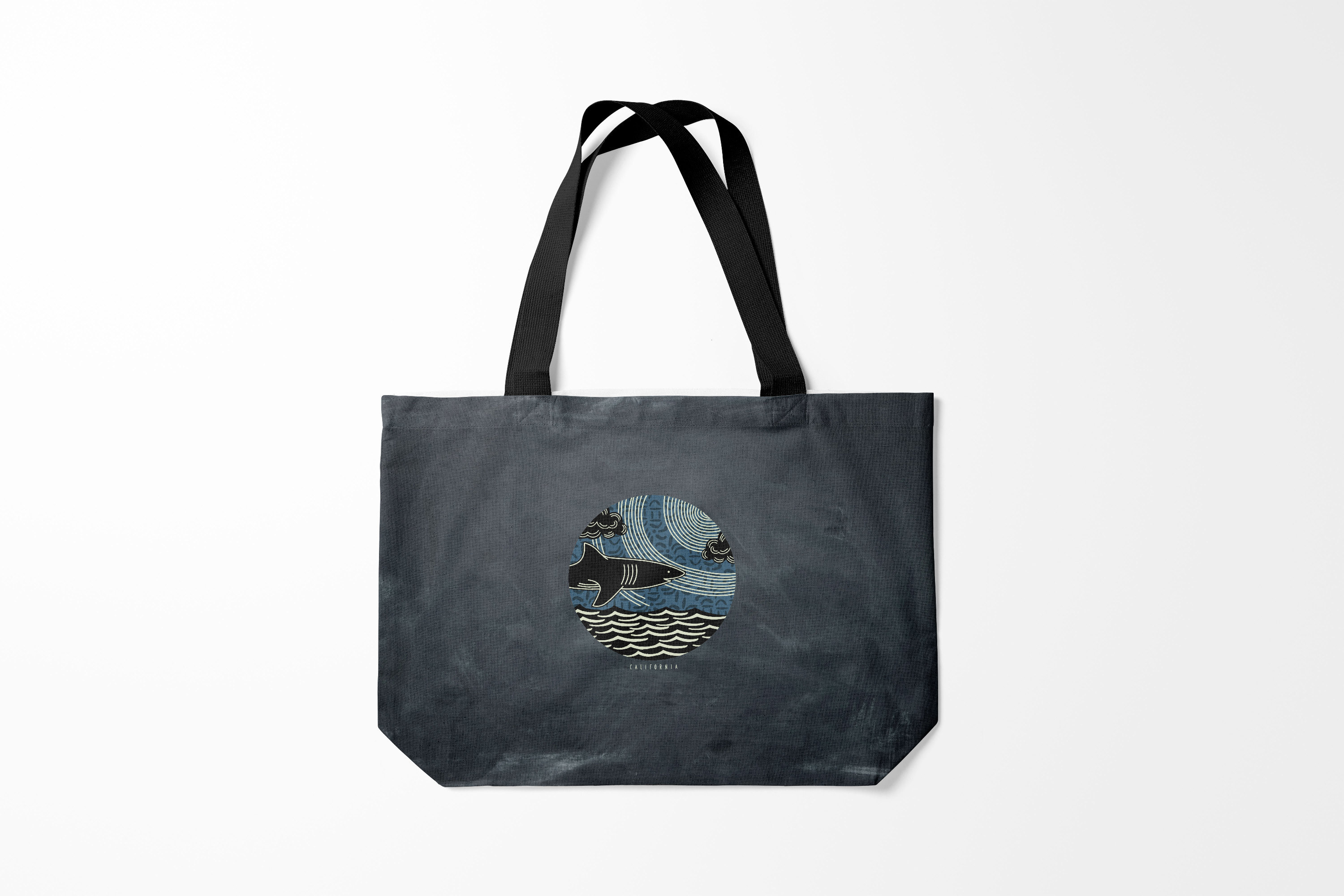 

Сумка шoппер унисекс Burnettie Разные Акулы California Sharks, черный, Разные Акулы California Sharks