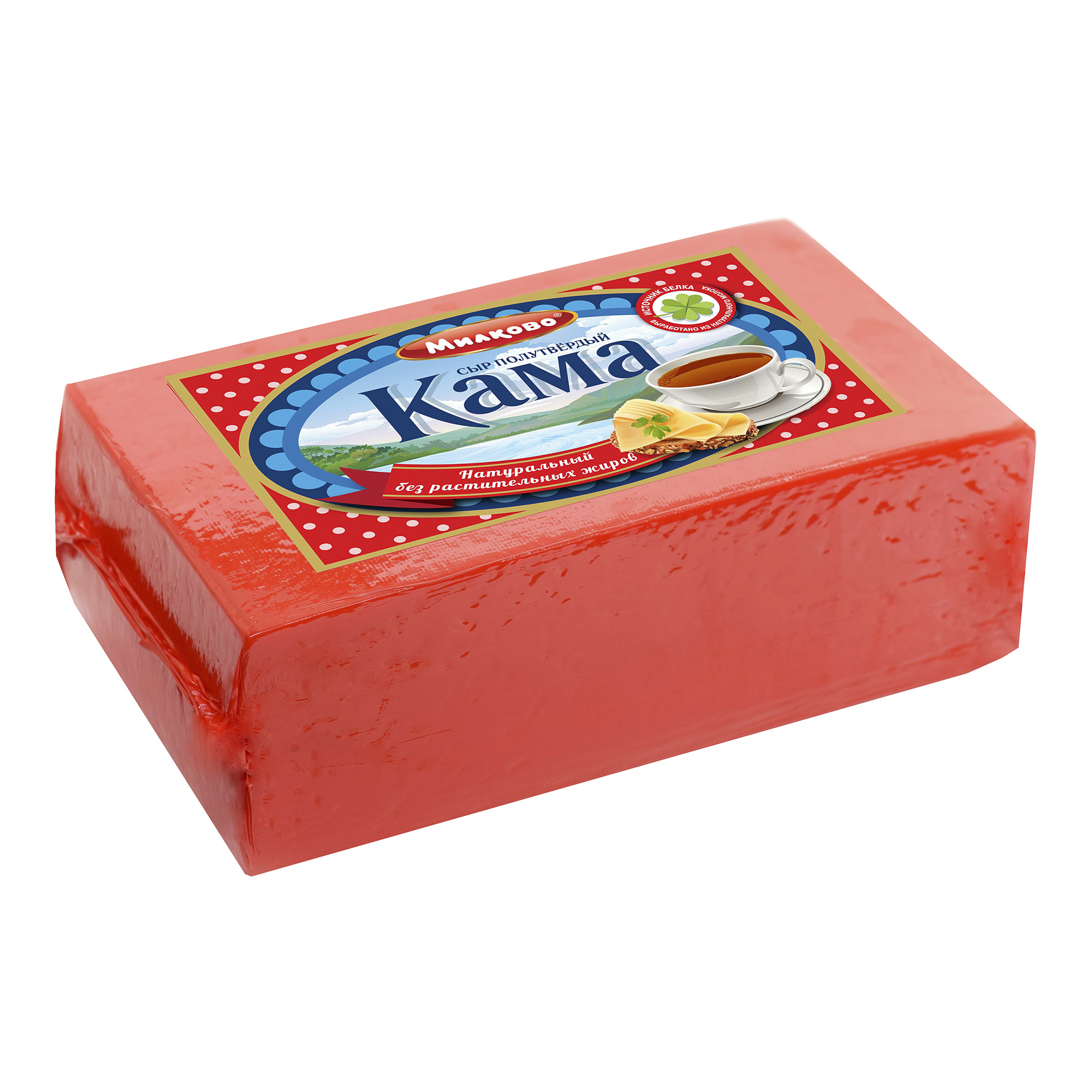 

Сыр полутвердый Милково Кама 45%