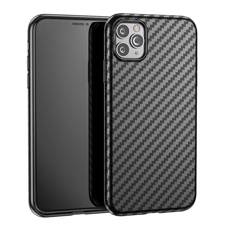 фото Чехол tpu delicate shadow series для iphone 11 pro max, черный, 0,9 мм hoco