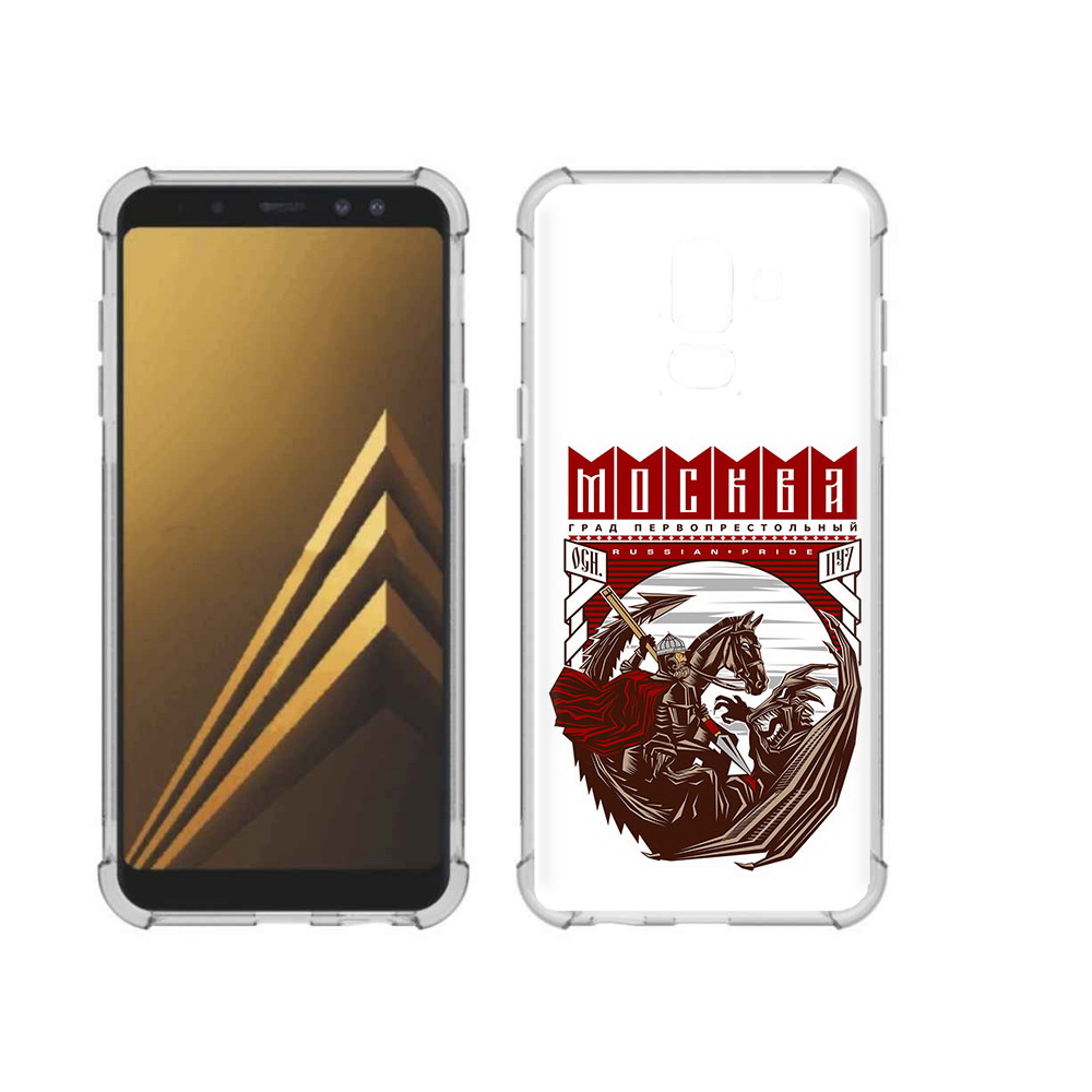 

Чехол MyPads Tocco для Samsung Galaxy A6+ (2018) Москва Россия (PT111520.594.122), Прозрачный, Tocco