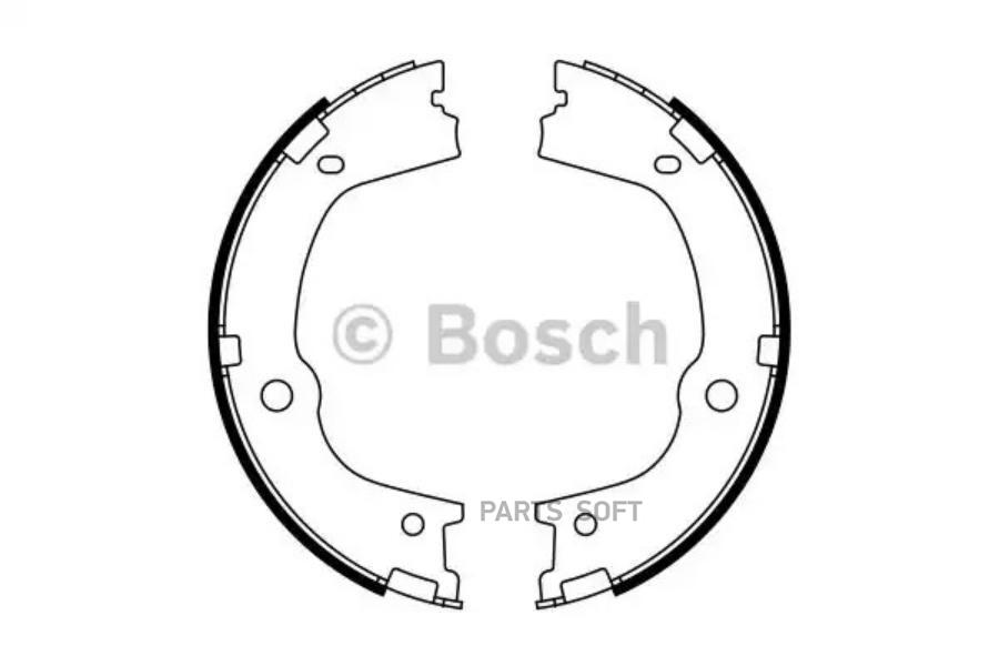 

Тормозные колодки Bosch барабанные 986487776