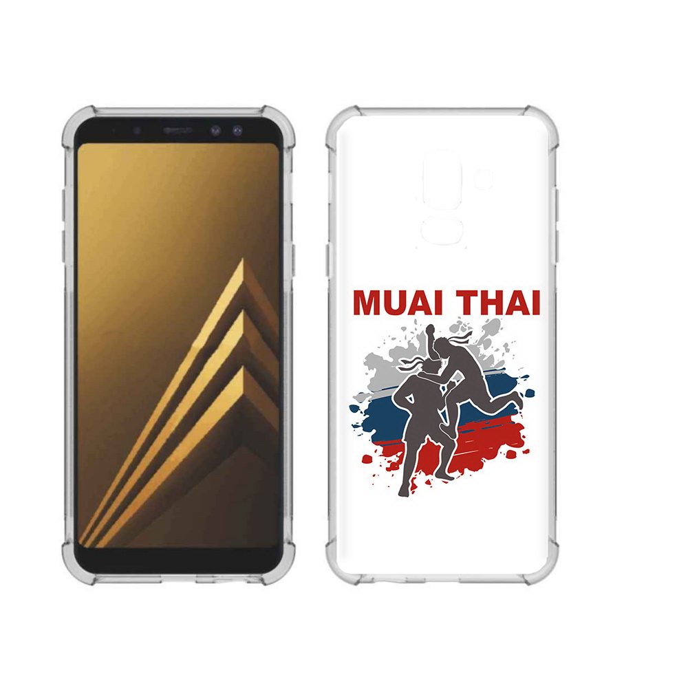 

Чехол MyPads Tocco для Samsung Galaxy A6+ (2018) Муайтай (PT111520.594.123), Прозрачный, Tocco