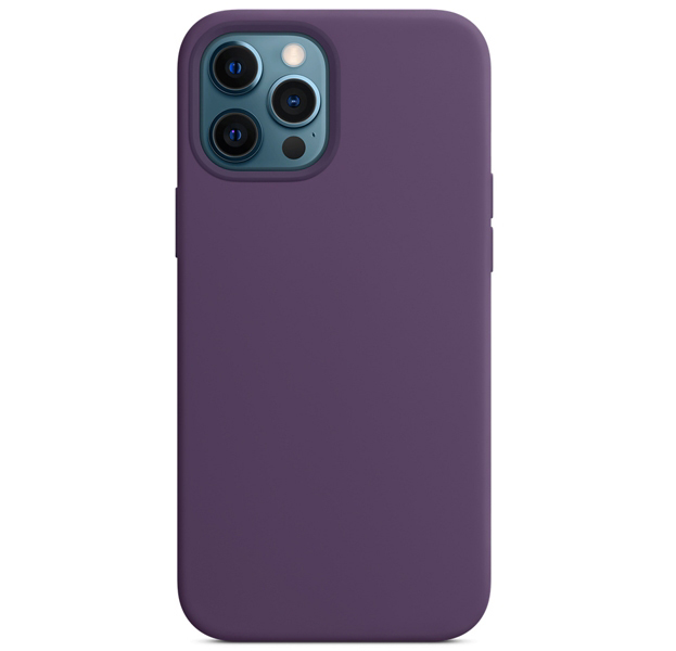 

Чехол silicon case with magsafe для iphone 12/12 Pro 6.1 (5), фиолетовый