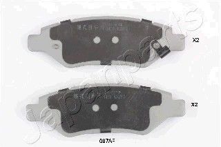 

Тормозные колодки Japanparts задние pp007af