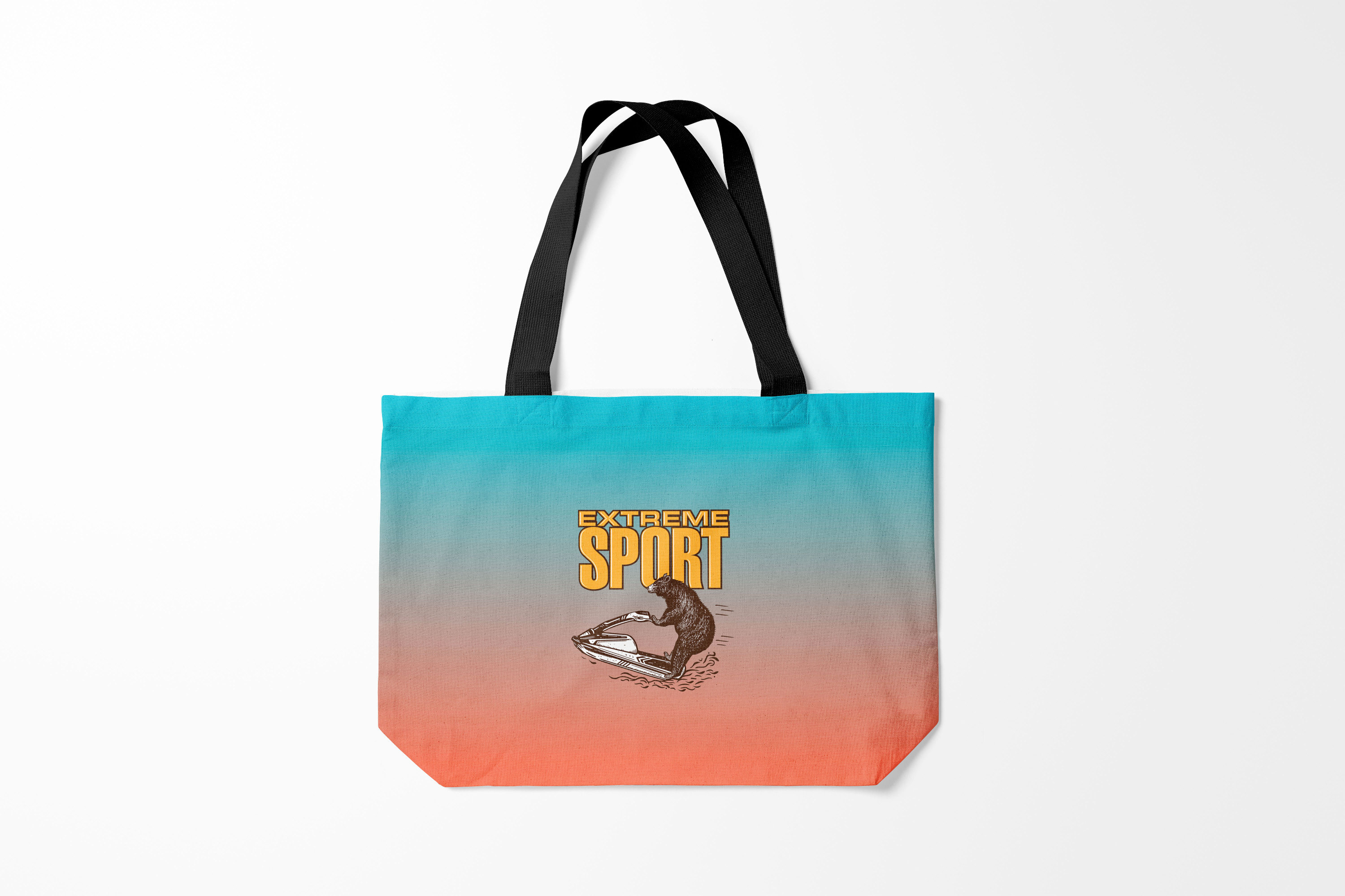 

Сумка шoппер унисекс Burnettie Медведи Медведь экстремальный спорт, голубой; красный, Медведи Медведь экстремальный спорт