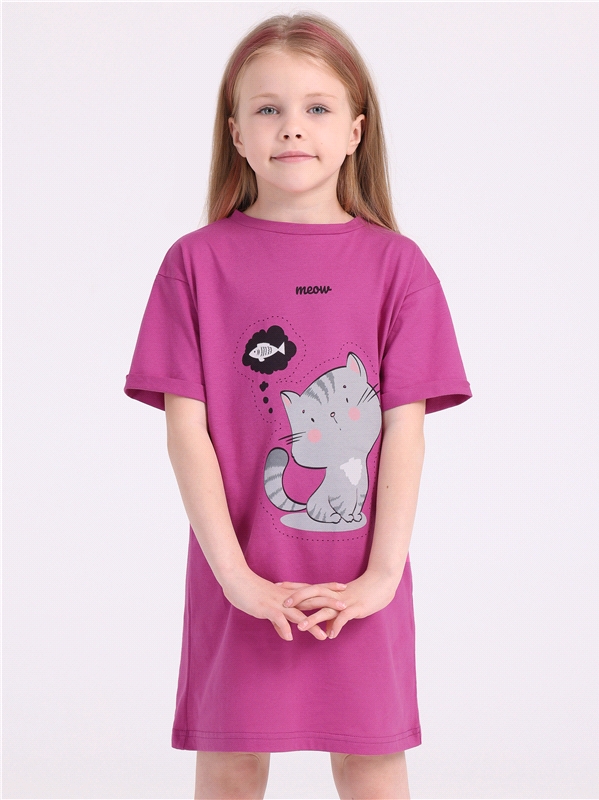 Платье детское Апрель 1ДПК4283001, темно-розовый260 Мечты о рыбе, 98