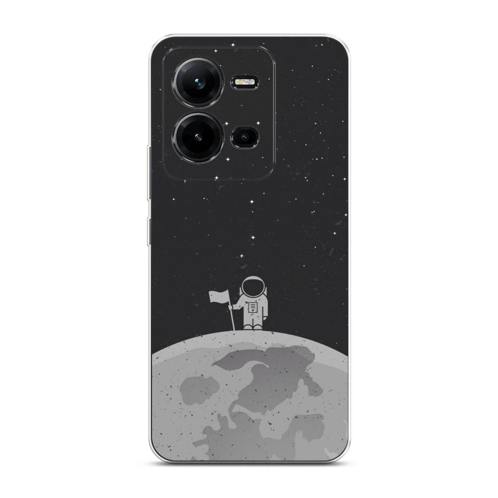 

Чехол Awog "Первый на Луне" на Vivo V25e / Виво V25e, Черный