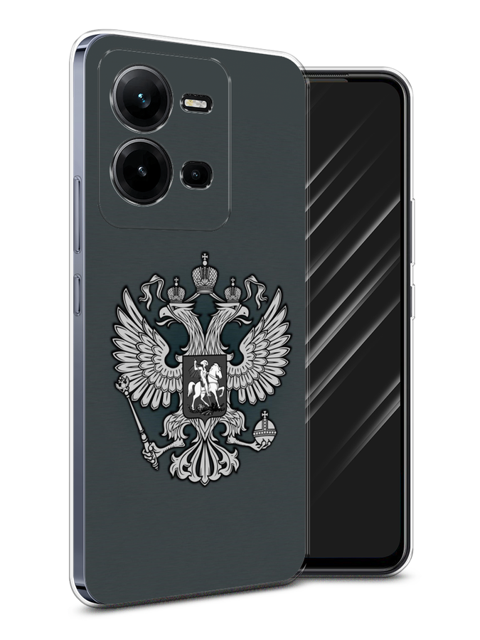 

Чехол Awog на Vivo V25e / Виво V25e "Герб России серый"