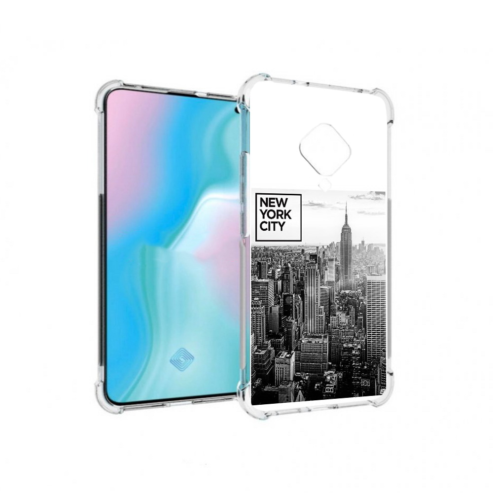 

Чехол MyPads Tocco для Vivo S5 черно белый ньюерк (PT226962.406.686), Прозрачный, Tocco