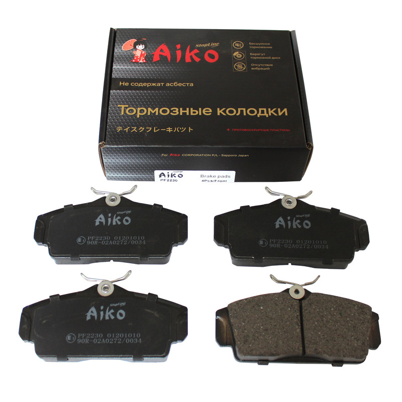 Тормозные колодки передние NISSAN Almera N16/Primera P11 (1995-2006) Aiko PF2230