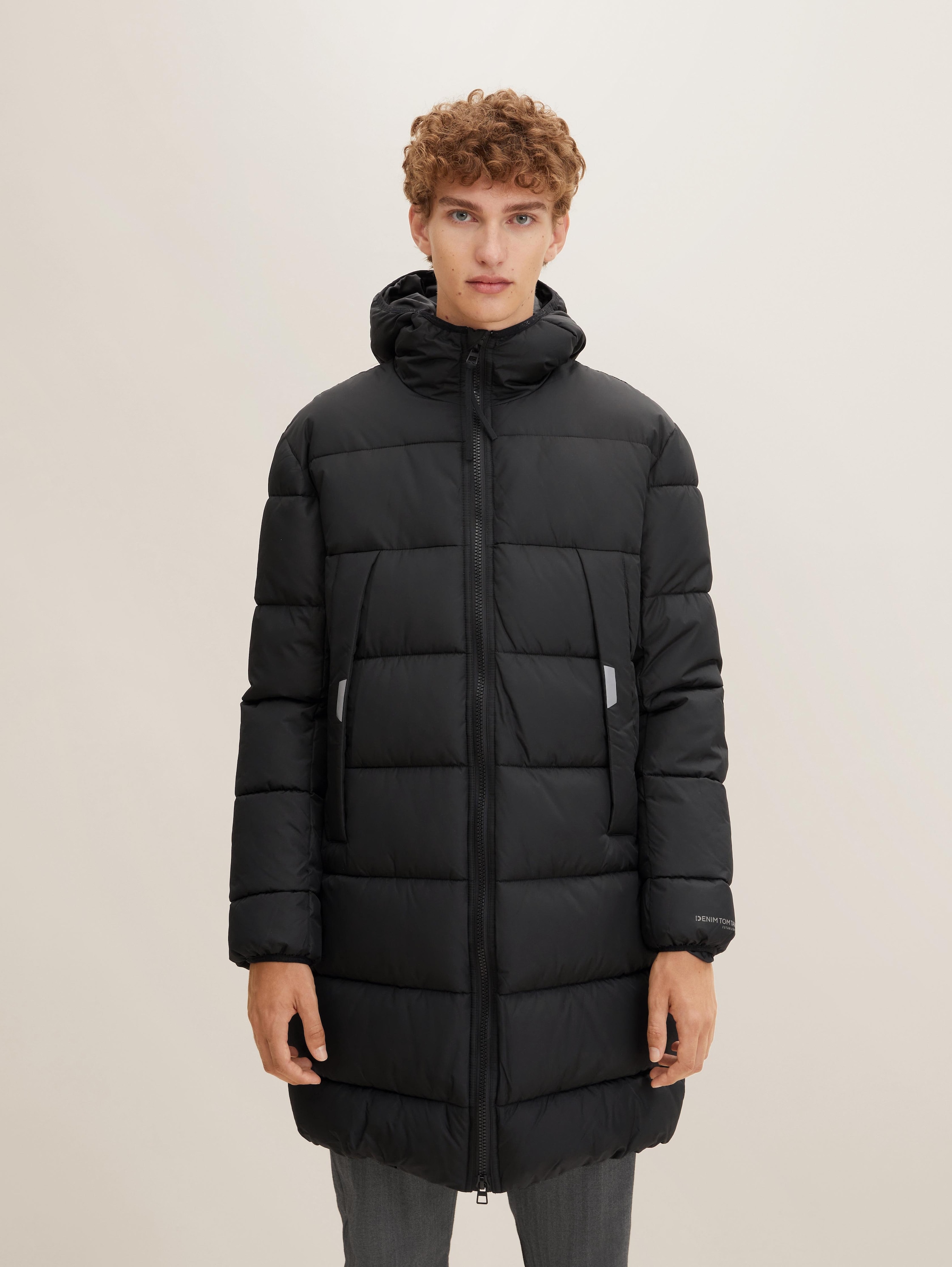 

Пальто мужское TOM TAILOR 1032430 черное XL, 1032430