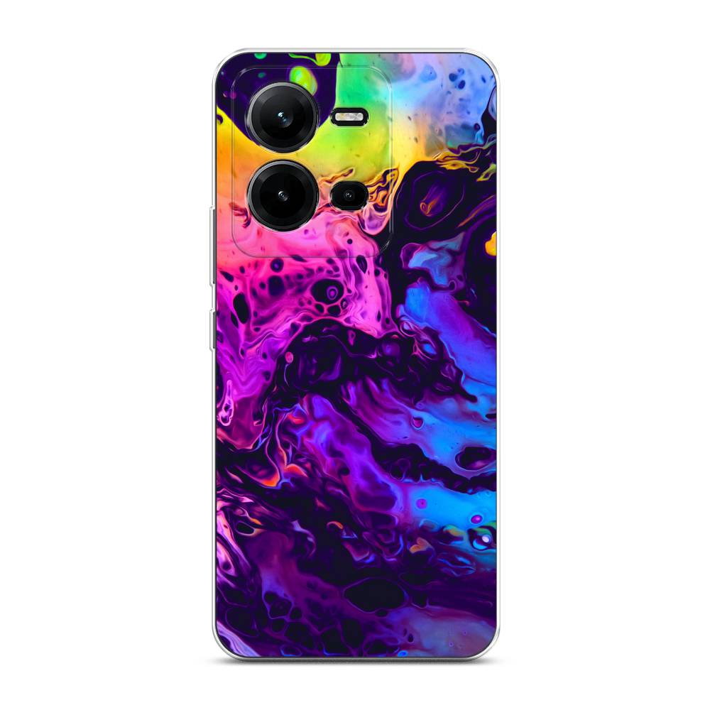 

Чехол Awog "ACID fluid" на Vivo V25e / Виво V25e, Красный