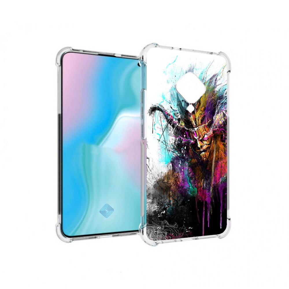 

Чехол MyPads Tocco для Vivo S5 яркий дьявол (PT226962.406.709), Прозрачный, Tocco