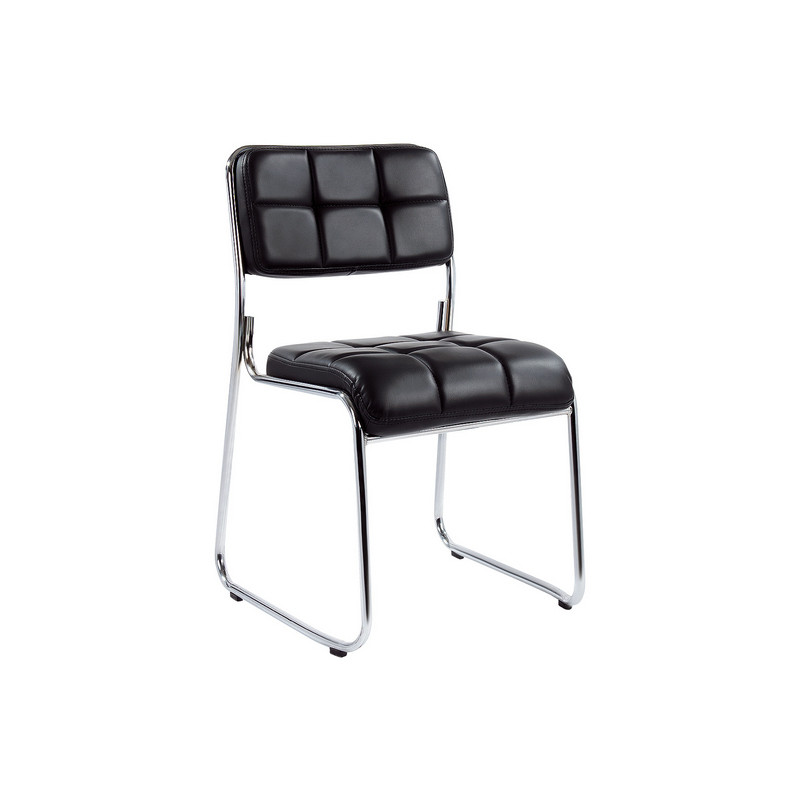 фото Стул bn_tq_стул echair-803 vp к/з черный,без подл., хром nobrand