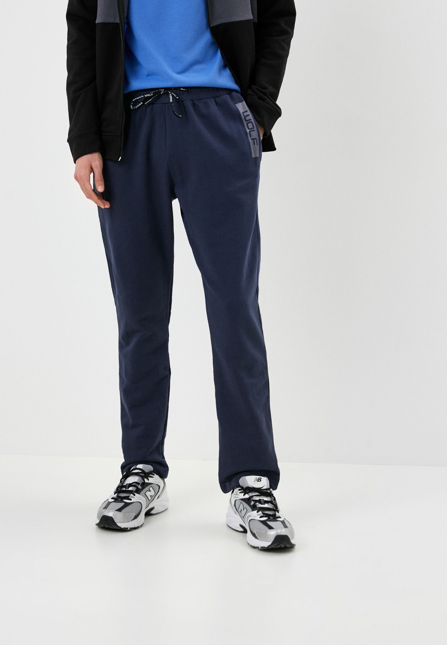 

Спортивные брюки мужские BAWER WB007 синие XL, Синий, WB007