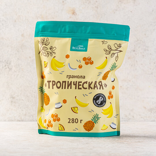 

Гранола ВкусВилл Тропическая 280 г