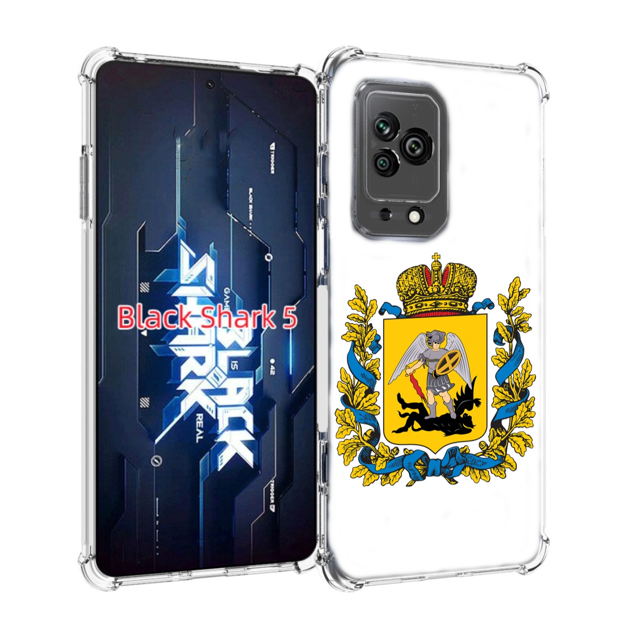 

Чехол MyPads герб-архангельскрои-области для Xiaomi Black Shark 5, Прозрачный, Tocco