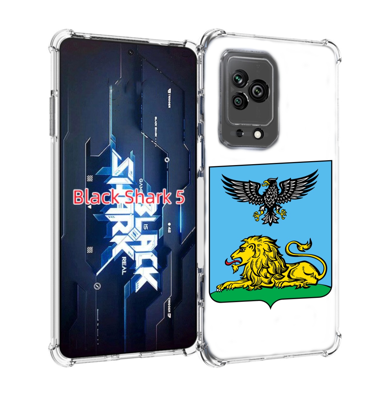 

Чехол MyPads герб-белгородскои-области для Xiaomi Black Shark 5, Прозрачный, Tocco
