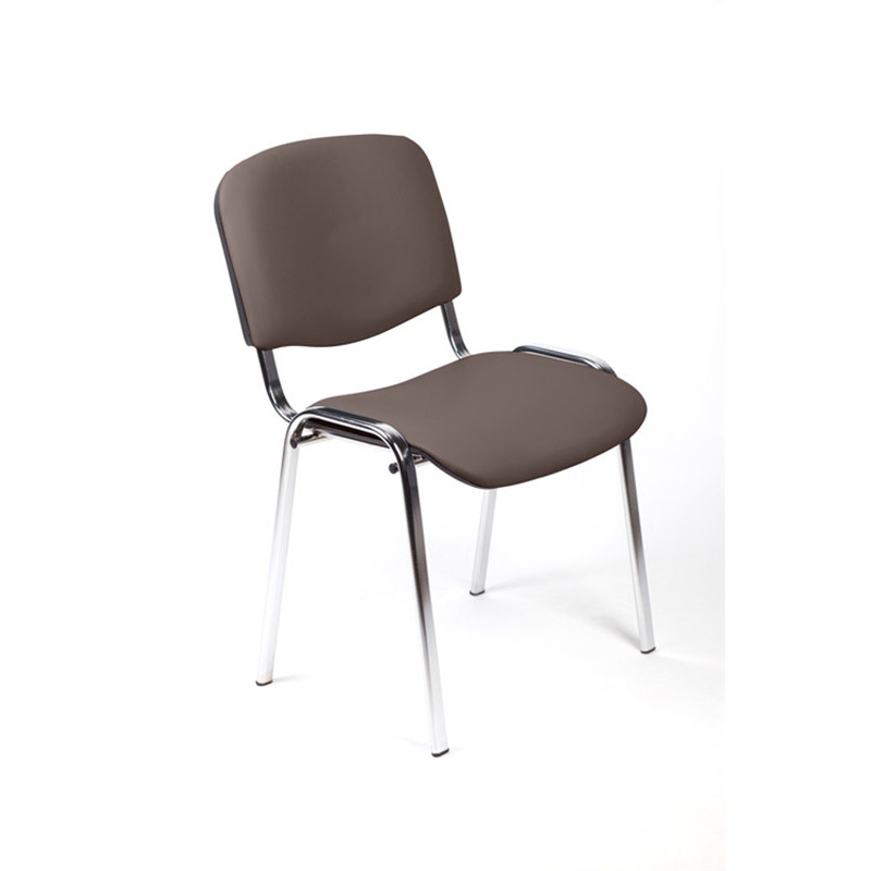 фото Стул up_echair rio(изо) хром, к/з коричневый z10 easy chair