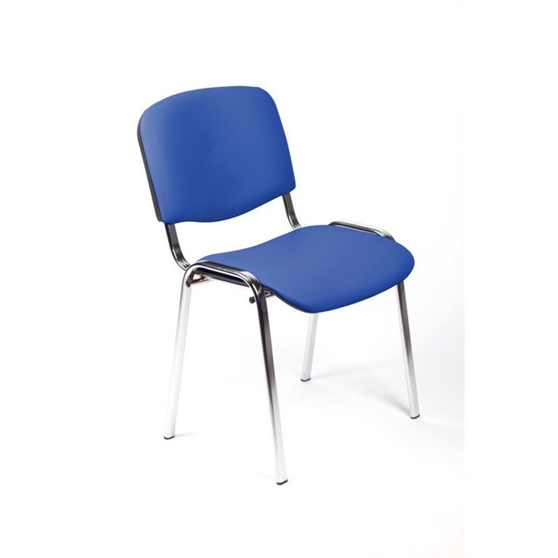фото Стул up_echair rio(изо) хром, к/з синий z06 easy chair