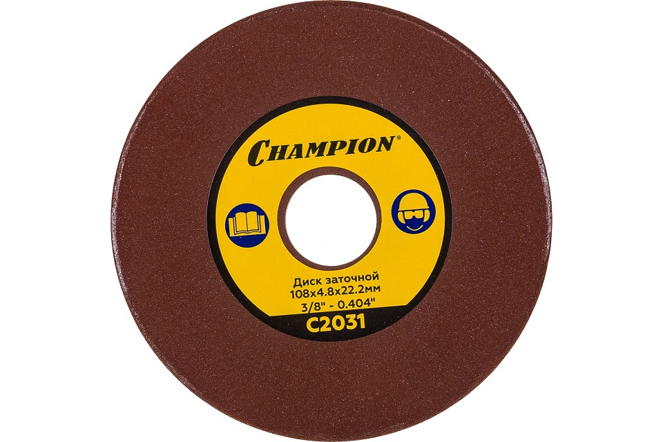 

Диск заточной 108x4,8x22,2мм CHAMPION C2031 для станка С2000