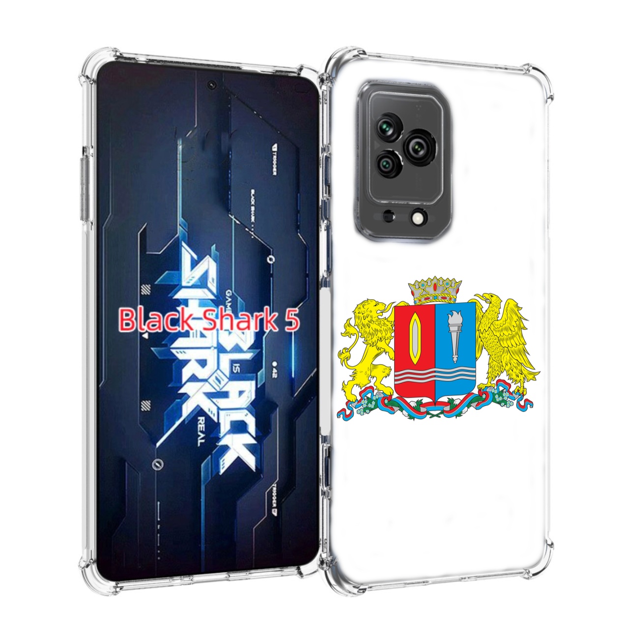 

Чехол MyPads герб-иваноскои-области для Xiaomi Black Shark 5, Прозрачный, Tocco