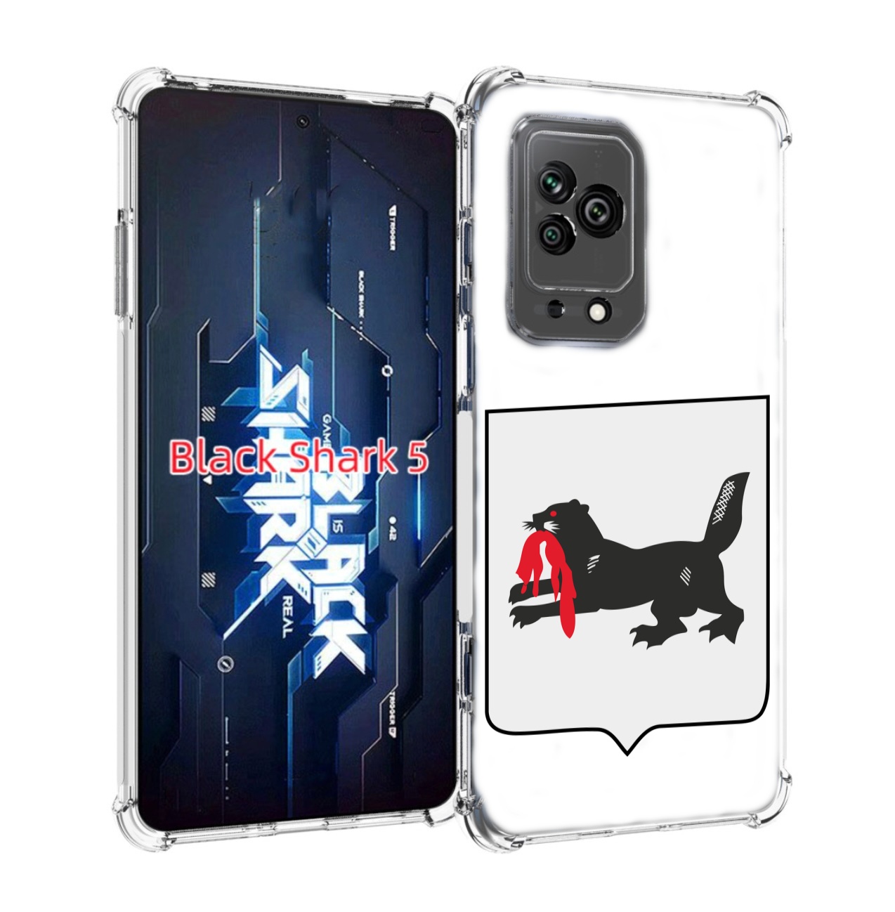 

Чехол MyPads герб-игркутскои-области для Xiaomi Black Shark 5, Прозрачный, Tocco