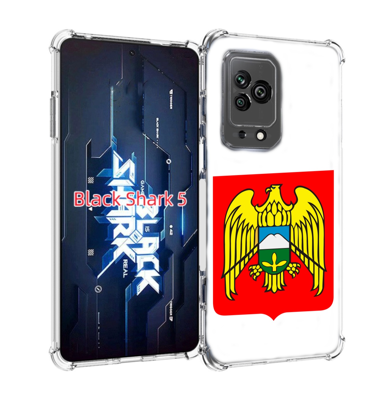 

Чехол MyPads герб-кабардино-балкария-нальчик для Xiaomi Black Shark 5, Прозрачный, Tocco