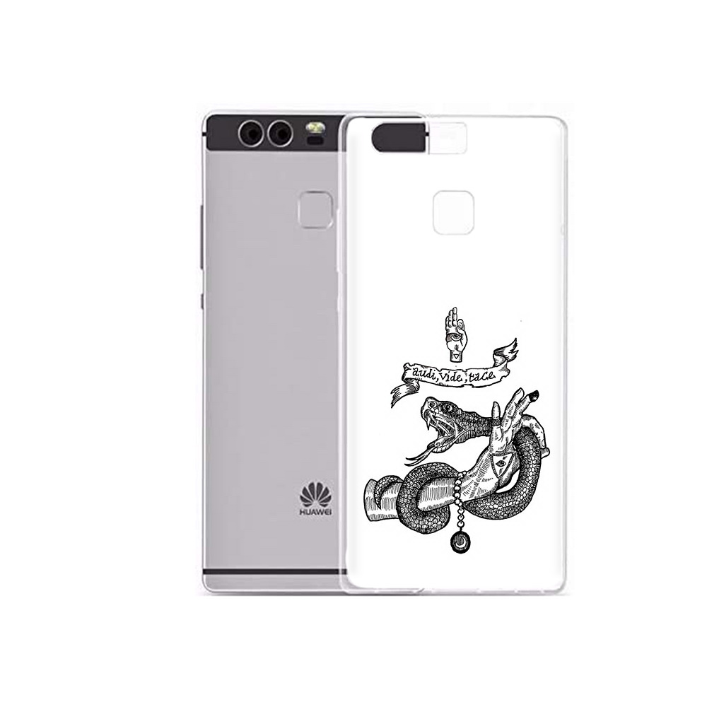 

Чехол MyPads Tocco для Huawei P9 Plus змея на руке рисунок (PT31455.54.366), Прозрачный, Tocco