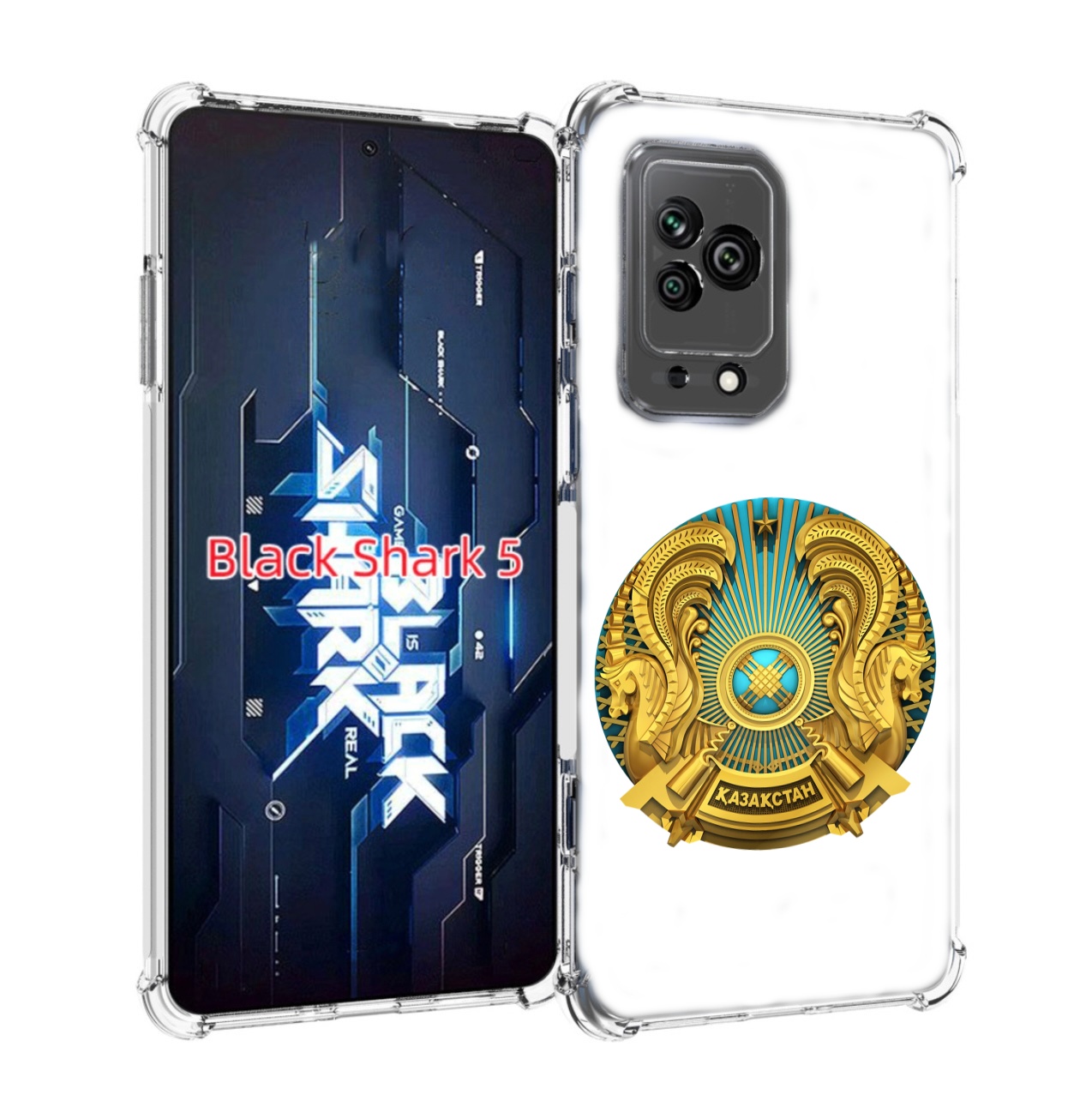 

Чехол MyPads герб-казахстана для Xiaomi Black Shark 5, Прозрачный, Tocco