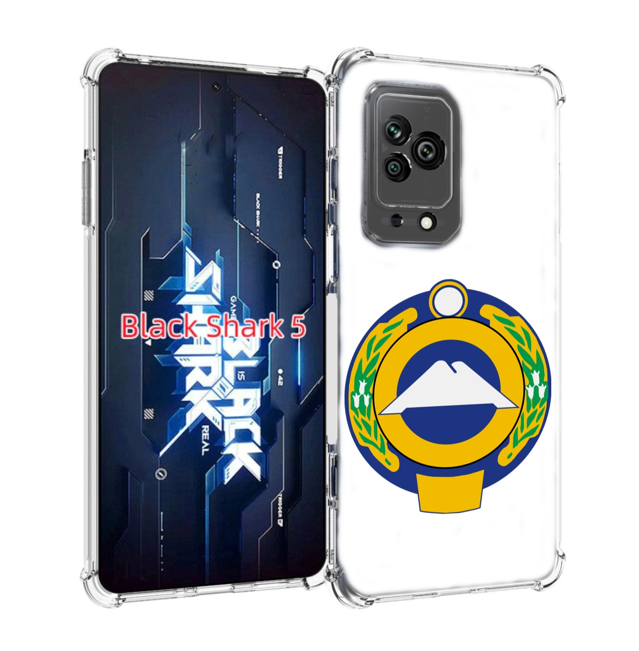 

Чехол MyPads герб-карачаево-черкессия для Xiaomi Black Shark 5, Прозрачный, Tocco