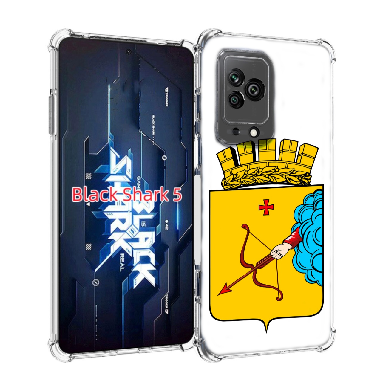 

Чехол MyPads герб-кировская-область для Xiaomi Black Shark 5, Прозрачный, Tocco