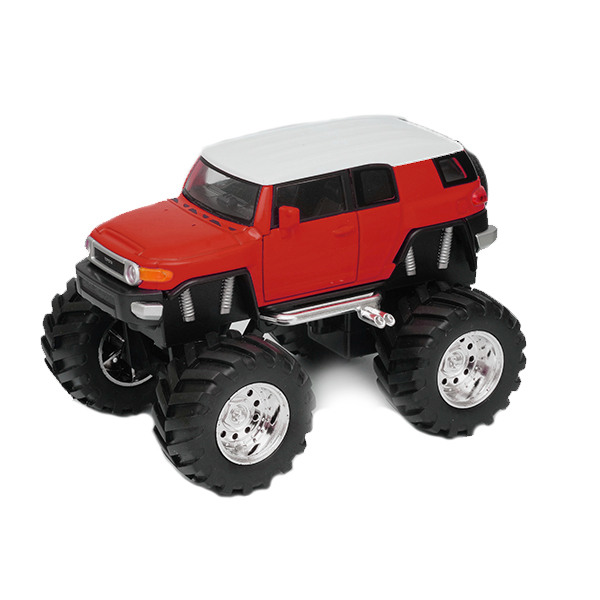 Машина Welly 1:34 Toyota FJ Cruiser Big Wheel красный 47003 корпус xpg cruiser white cruiserst whcww