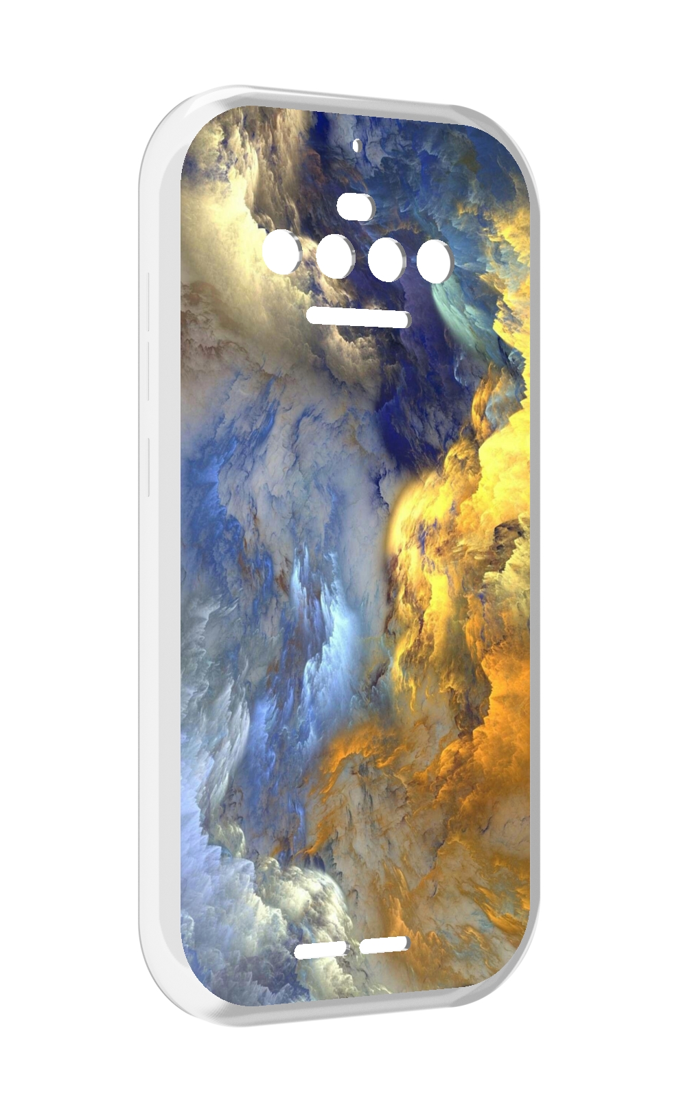 

Чехол MyPads мраморное небо для Oukitel F150 R2022, Прозрачный, Tocco
