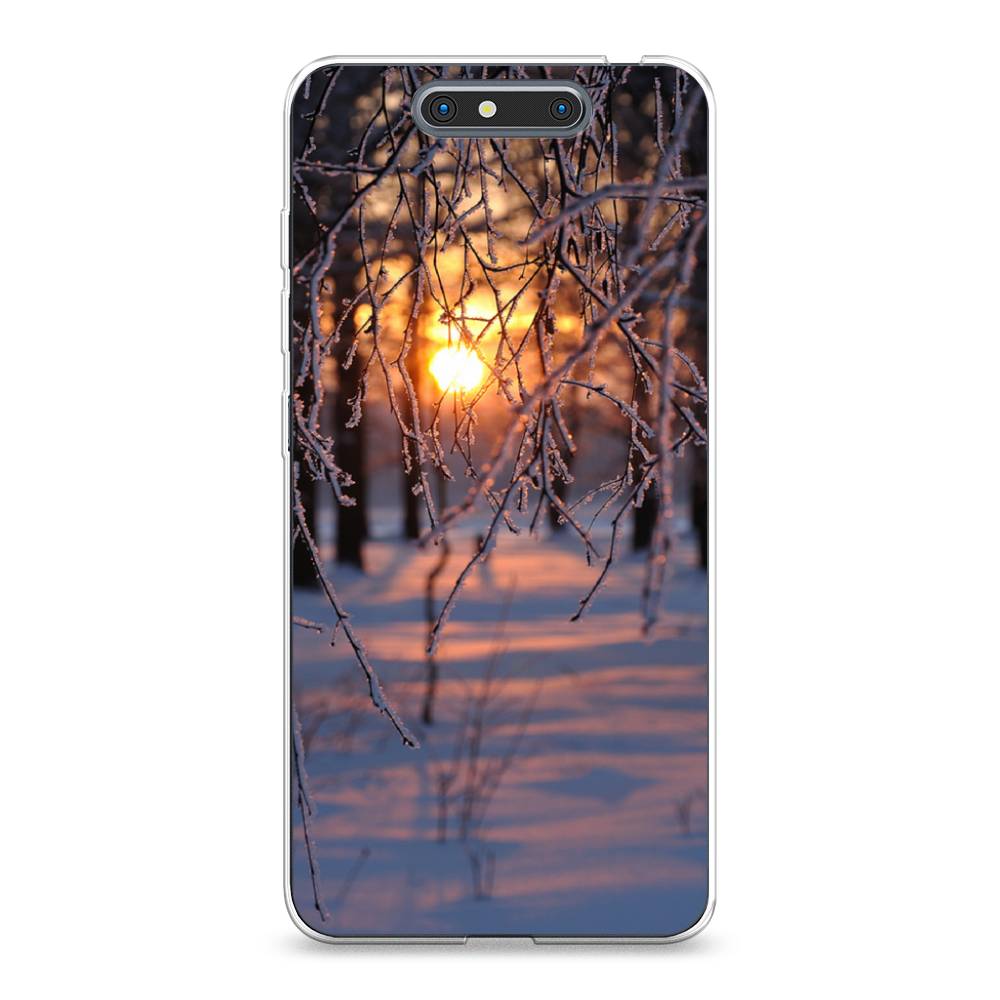 

Чехол на ZTE Blade V8 "Зима 7", Оранжевый;розовый;черный, 131250-2