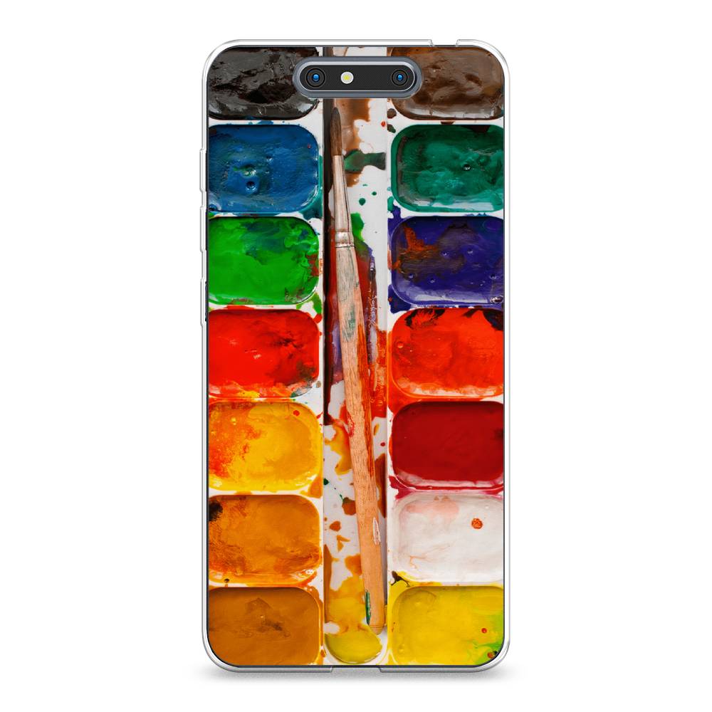 

Чехол на ZTE Blade V8 "Акварель", 131250-4