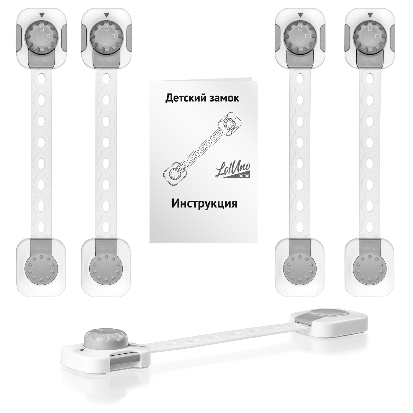 фото Блокиратор для кухонной техники loluno home защитные накладки 5 шт.