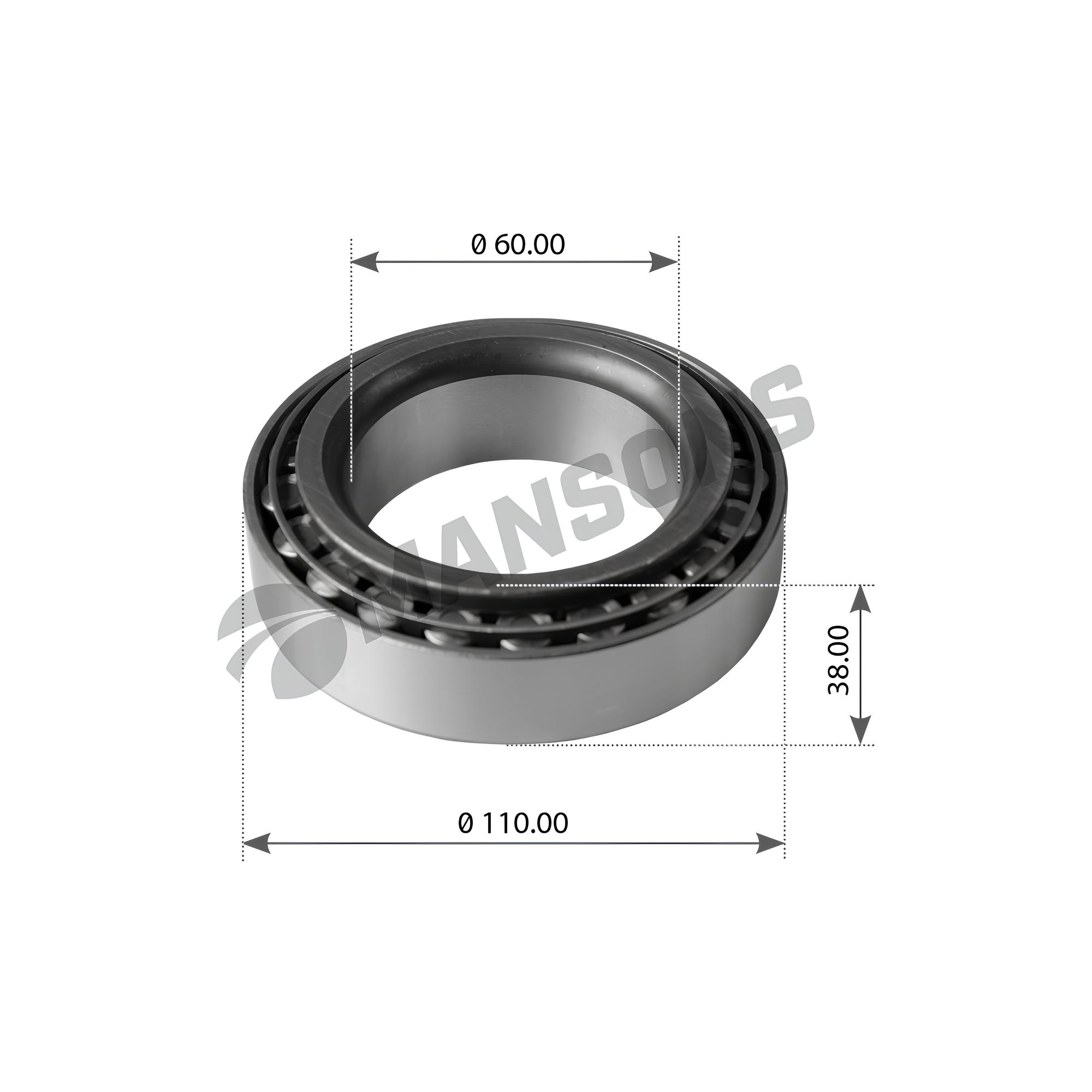 700773Mns Подшипник Роликовый Ступицы Задн Внутр Bt1-0084Q 70X150X64 Mb ActrosAtego 10483₽