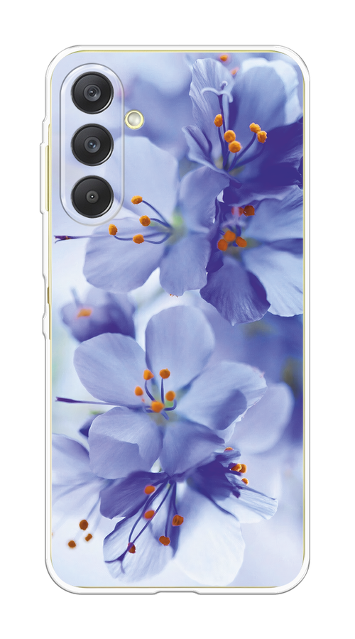 

Чехол на Samsung Galaxy A26 5G "Фиолетовые цветки", Фиолетовый;синий, 2110750-1