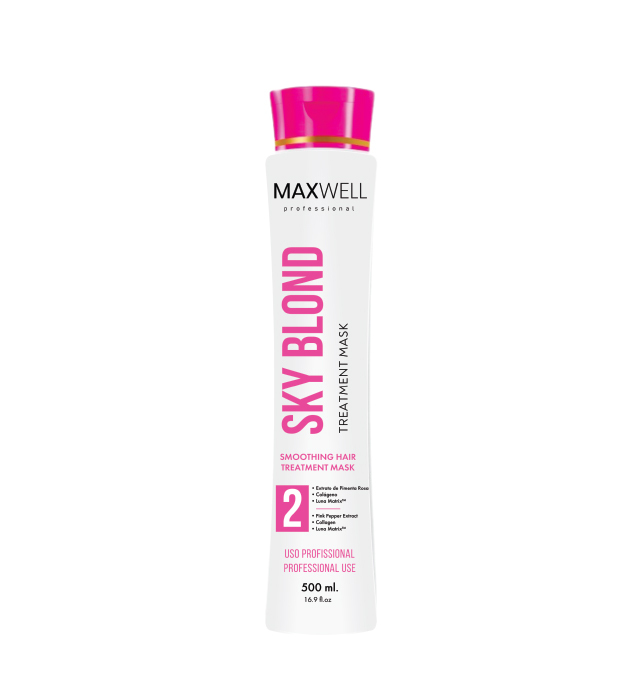 Ботокс для волос Maxwell Sky Blond 500 ml альгана маска альгинатная д лица омолаж спирулина и миоксинол ботокс эффект 25г